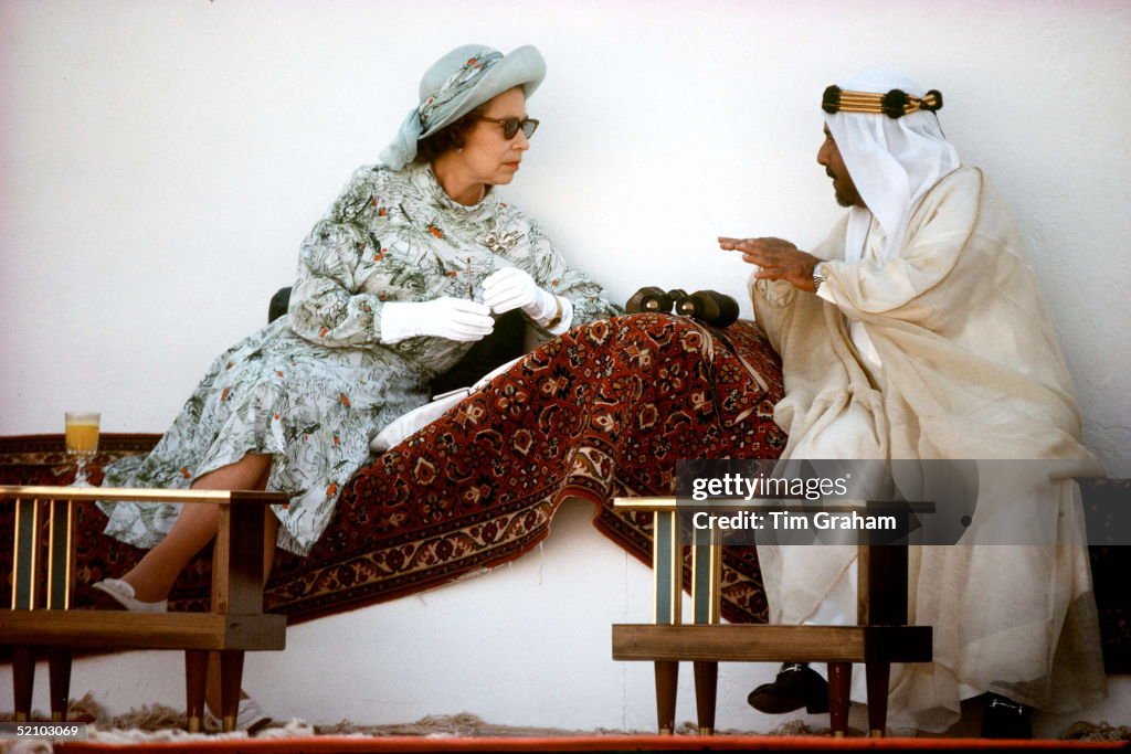 Queen And Emir Of Bahrain