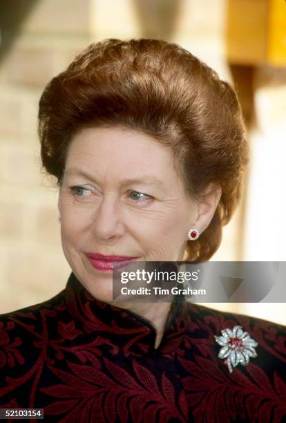 Princess Margaret Opening The Minnie Kidd House In Clapham.