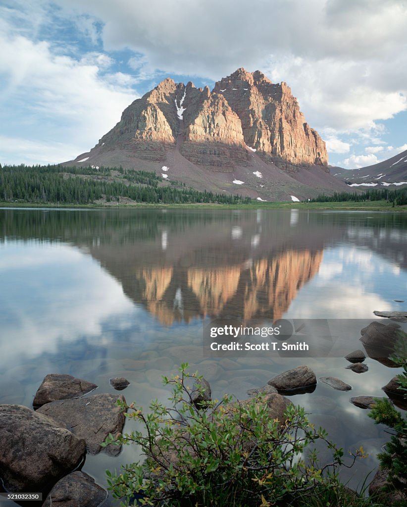 Red Castle Peak Reflection in Lower Red Castle Lake