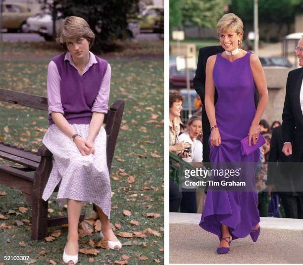 Lady Diana Spencer Transformed From Shy Day In 1980 Into Diana Princess Of Wales International Icon In 1996
