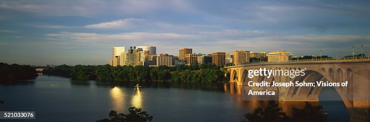 Rosslyn Skyline and Francis Scott Key Bridge Rosslyn Skyline and Francis Scott Key Bridge