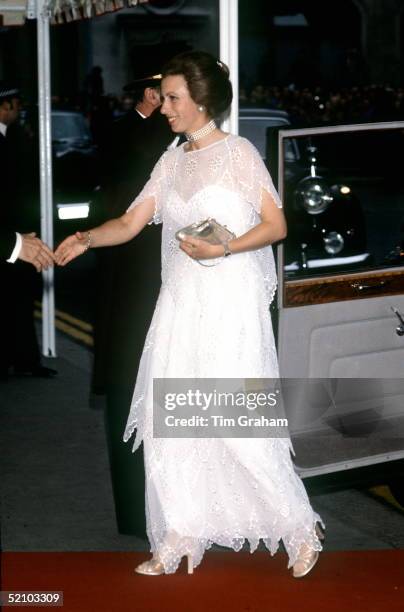 Princess Anne [princess Royal] Arriving At The Royal Opera House In London