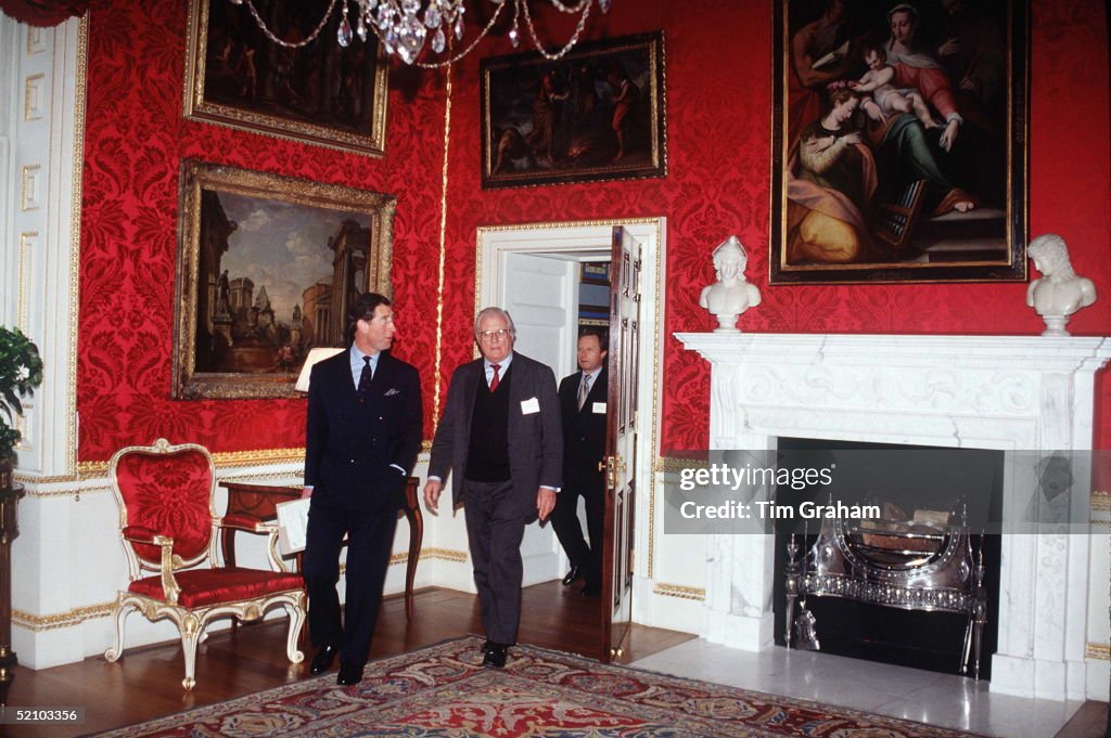 Prince Charles At Spencer House