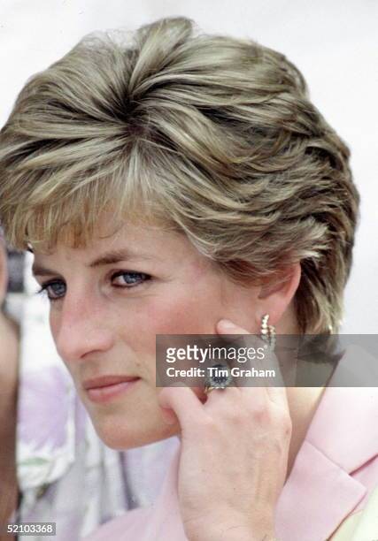 Princess Diana Engagement Ring, Wedding Ring, Watch, Gold Earrings