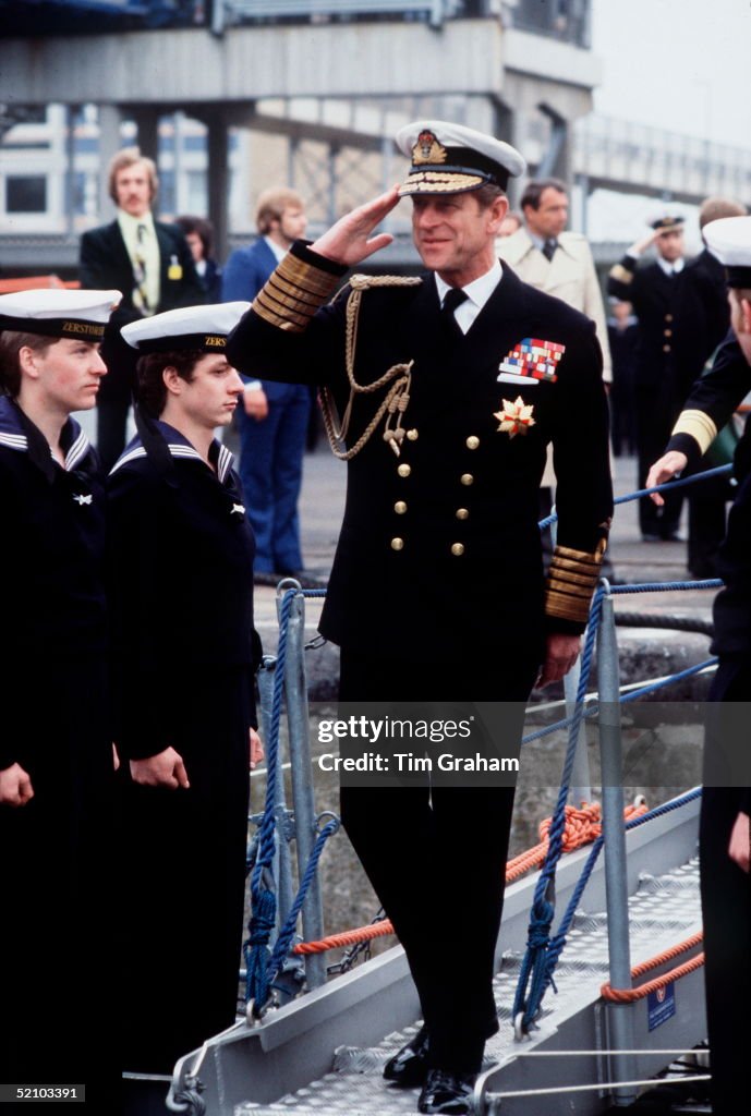 Philip Naval Uniform Salute