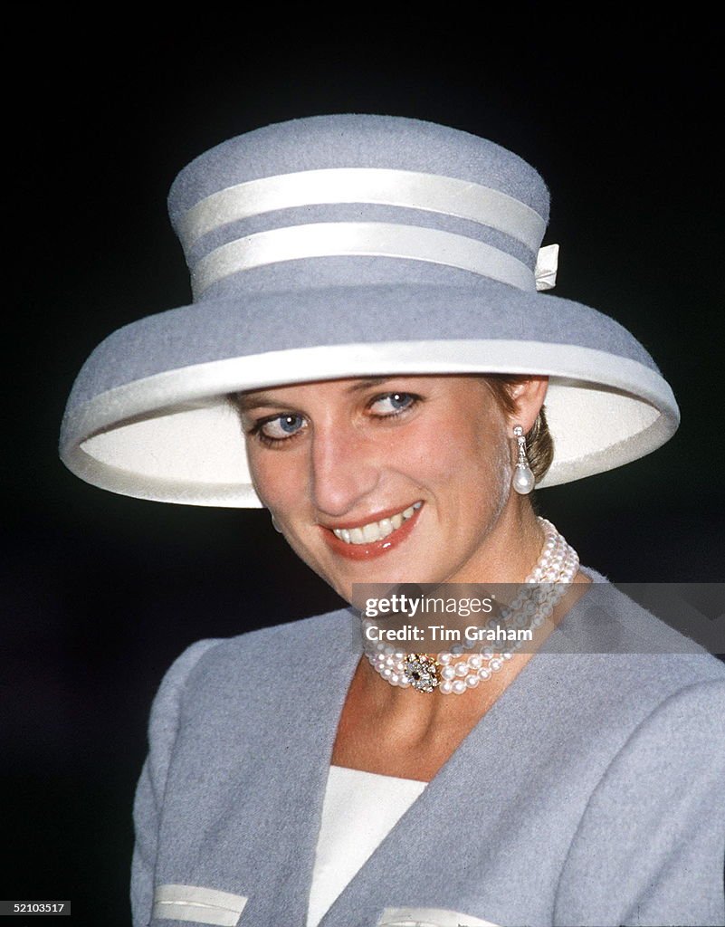 Princess Diana  At Society Wedding