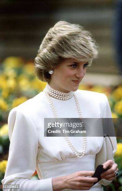 Princess Diana Visting The Expo '86 Exhibition In Vancouver, Canada.