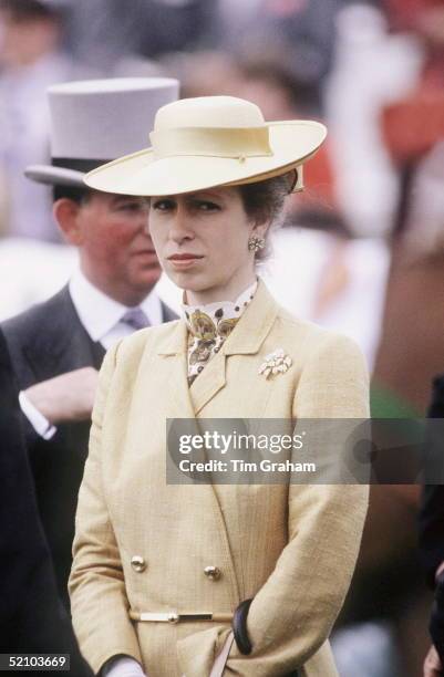 Princess Anne At The Derby On 1st June 1983