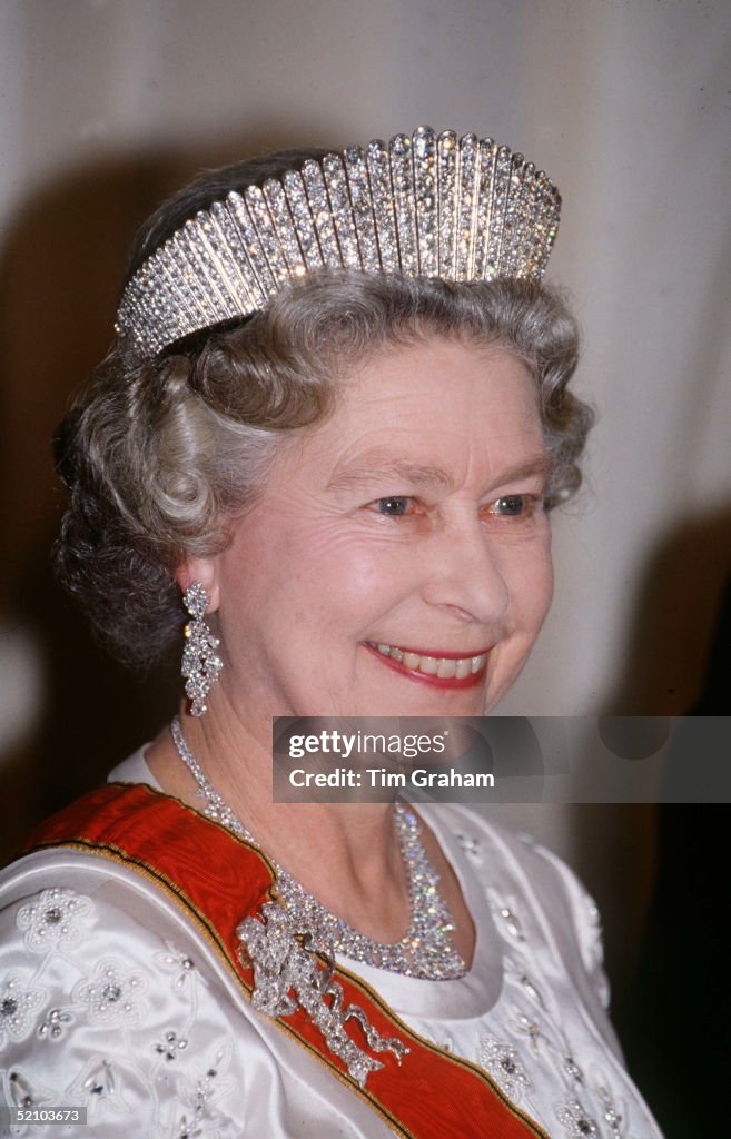 Queen In Queen Alexandra Tiara