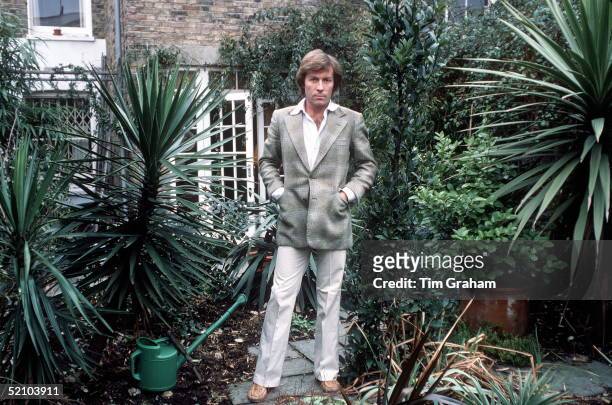 Roddy Llewellyn In His Garden At His Home In London.