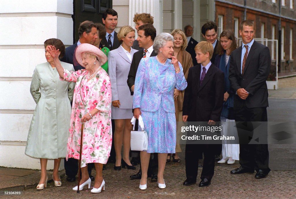 Family Group Queen Mothers 97th Birthday