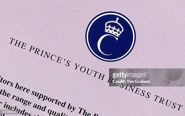 Letterheading Crest Logo Emblem For The Prince's Youth Business Trust Charity Founded By Prince Charles And Forming Part Of The Prince's Trust.