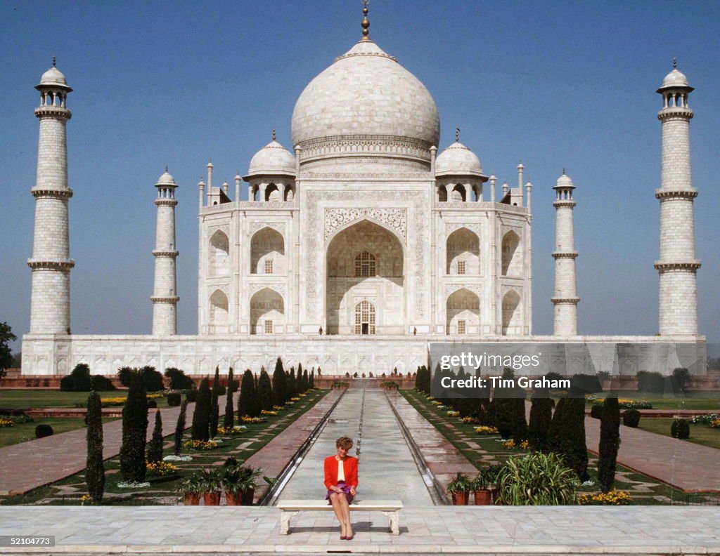 Princess Diana Taj Mahal India