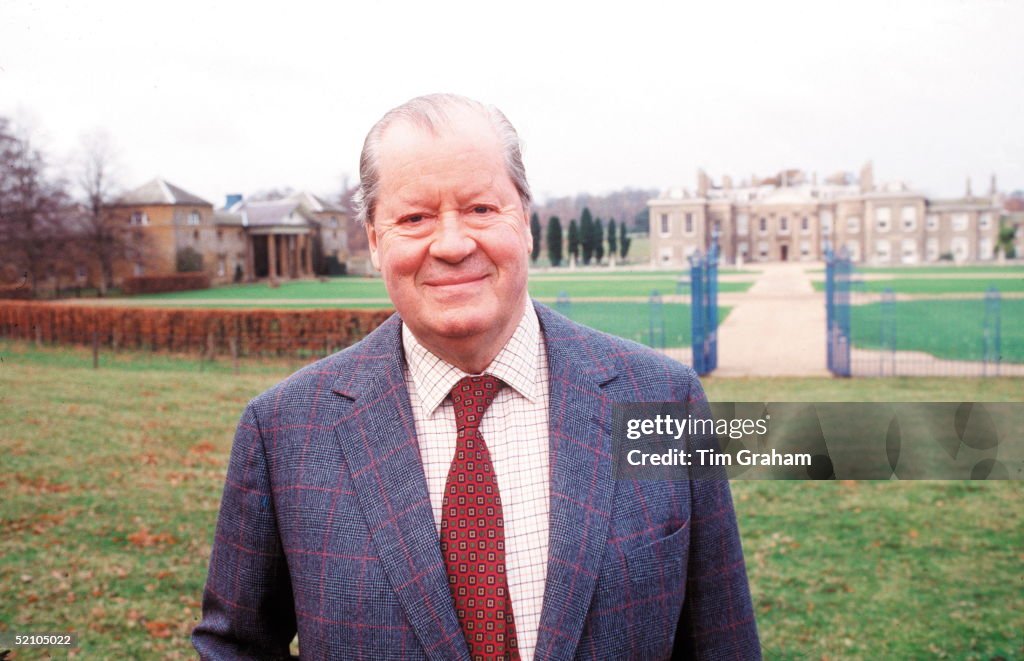 Earl Spencer Outside His Home