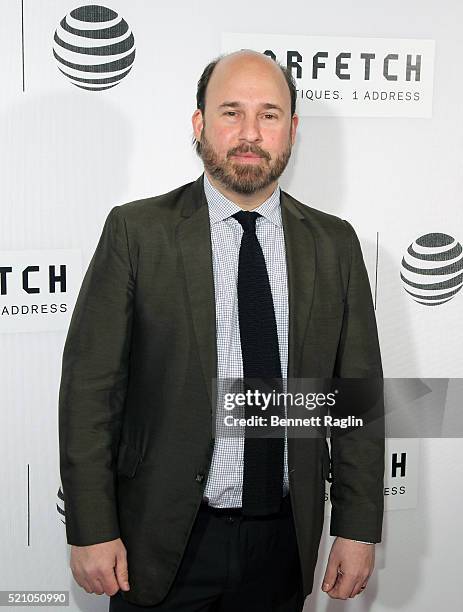 Director Andrew Rossi attends "The First Monday In May" World Premiere - 2016 Tribeca Film Festival - Opening Night at John Zuccotti Theater at BMCC...