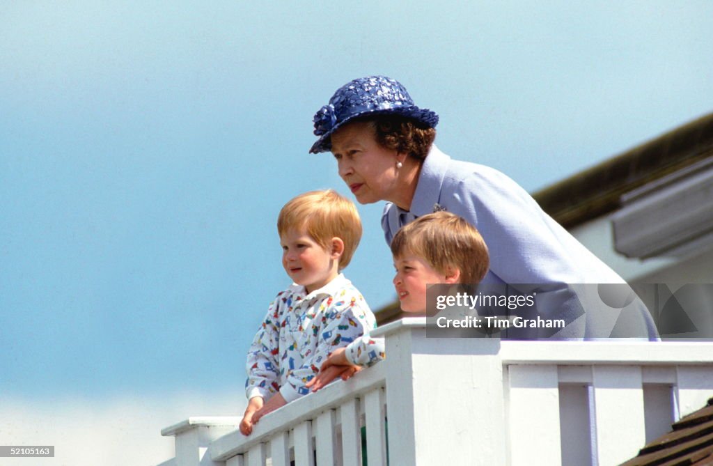 Queen Harry And William