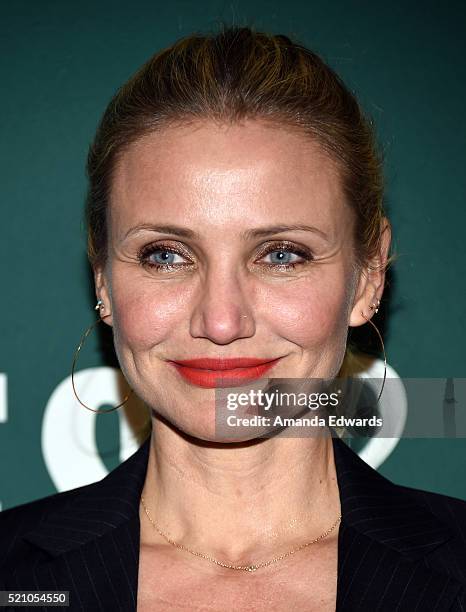 Actress Cameron Diaz poses before signing copies of her new book "The Longevity Book: The Science Of Aging, The Biology Of Strength And The Privilege...