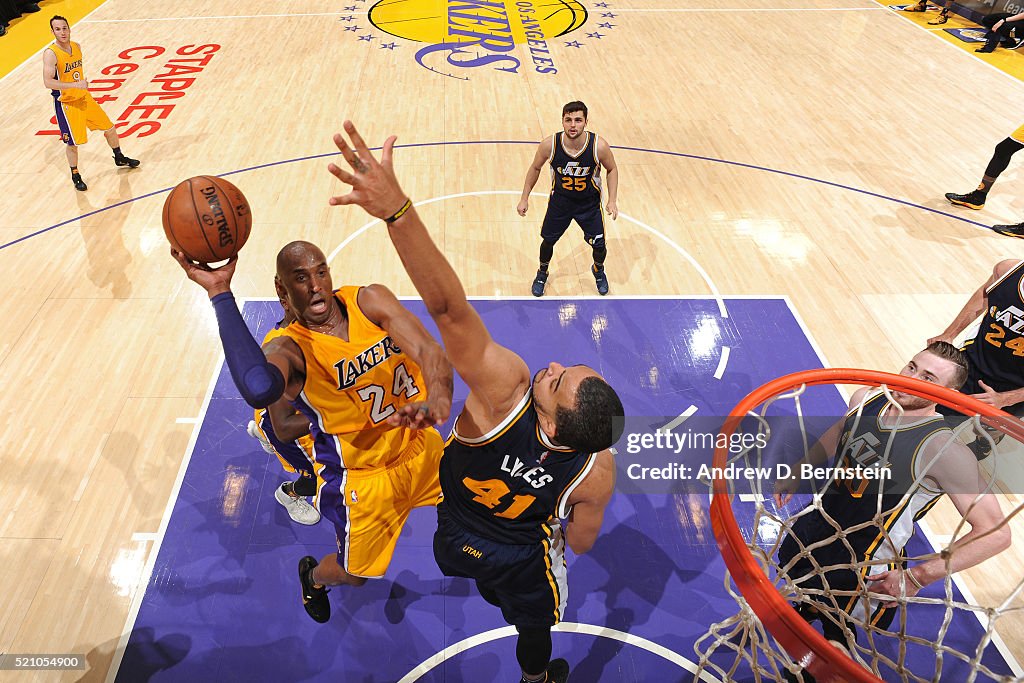 Utah Jazz v Los Angeles Lakers