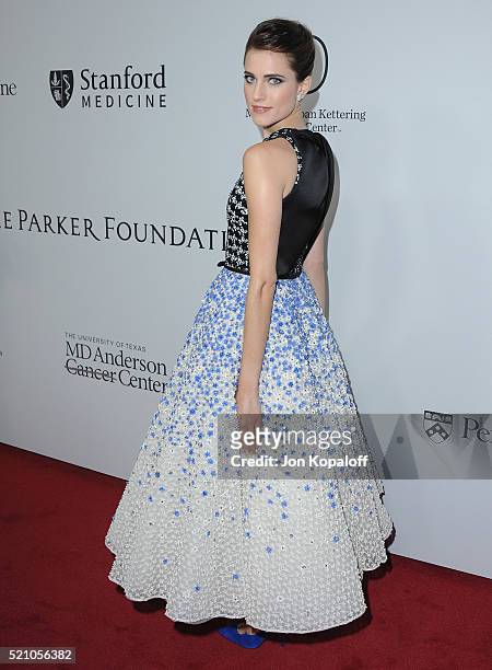 Actress Allison Williams arrives at Sean Parker And The Parker Foundation Launch The Parker Institute For Cancer Immunotherapy Gala on April 13, 2016...