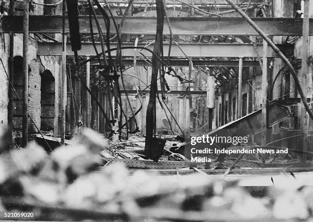 Insurrection 1916 Ruins of the Coliseum Theatre, Henry Street .