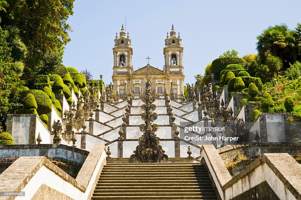 Staircase at Bom Jesus do Monte Sanctuary