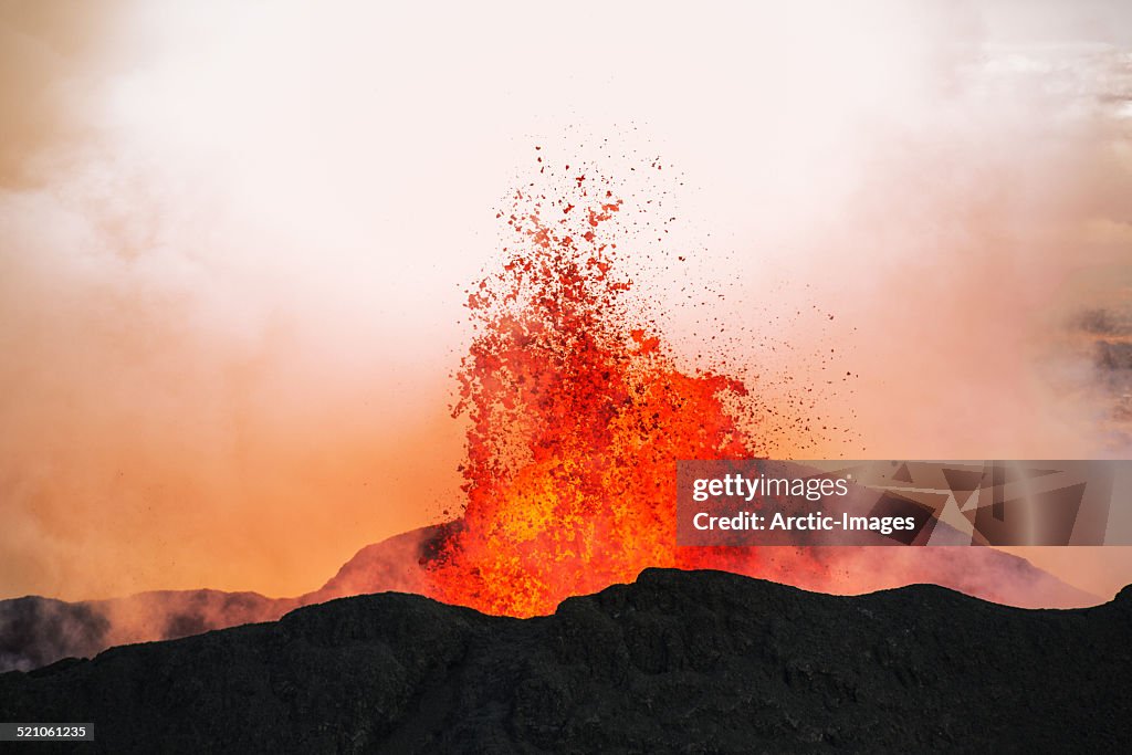 Volcano Eruption, Holuhraun, Bardarbunga, Iceland