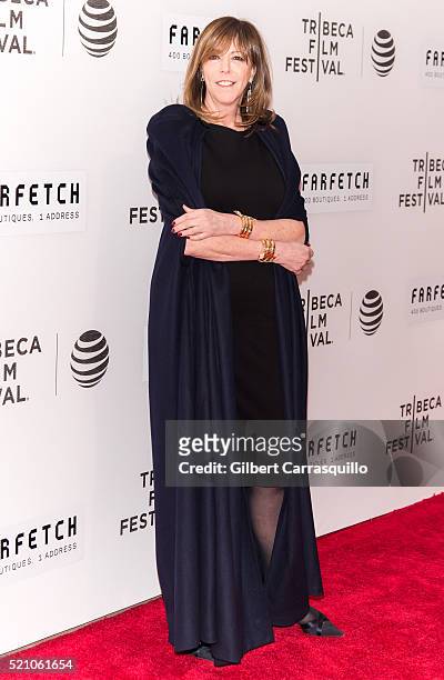 Film producer, Tribeca Film Festival Co-founder, Jane Rosenthal attends 'The First Monday In May' World Premiere during Opening Night of 2016 Tribeca...