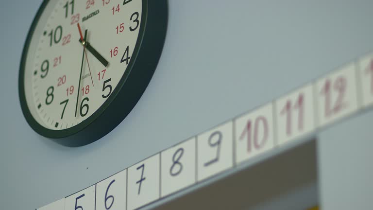 Clock In School 205 School Classroom Clock Stock Videos, Footage, & 4K Video Clips ...