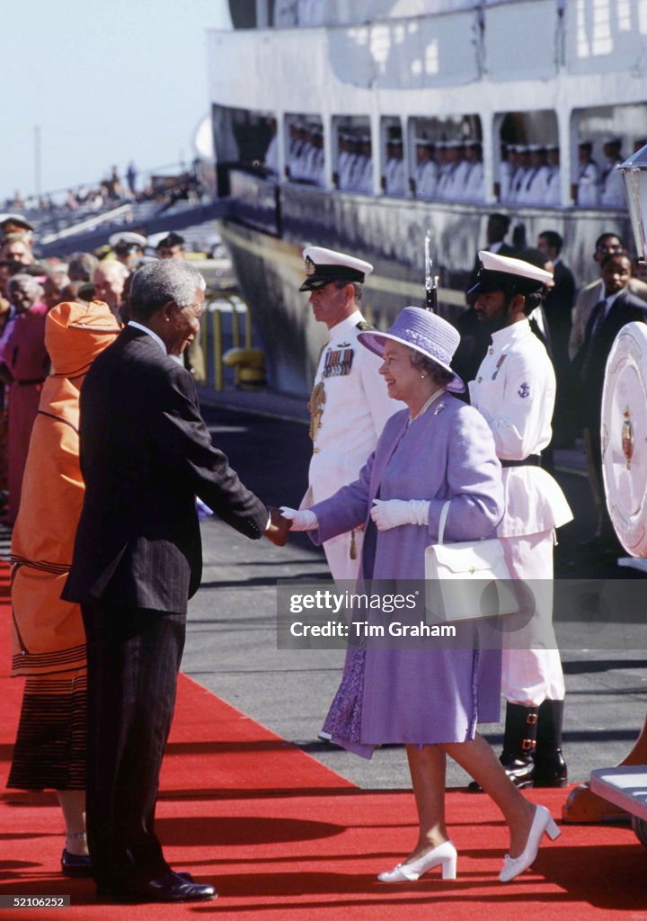 Queen And Nelson Mandela