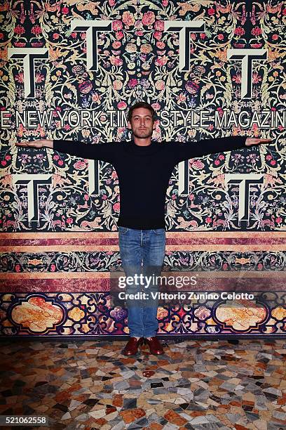 Ito Morabito attend the T Celebration of Culture Issue And Milan Design Week at Palazzo Crespi on April 11, 2016 in Milan, Italy.