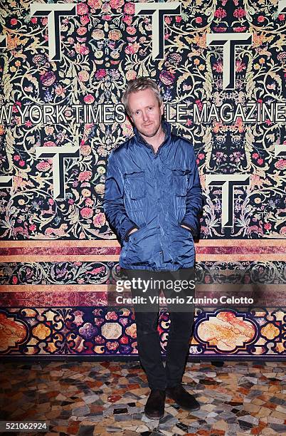 Ronan Bouroullec attend the T Celebration of Culture Issue And Milan Design Week at Palazzo Crespi on April 11, 2016 in Milan, Italy.