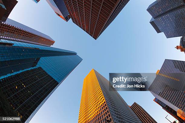 downtown houston. - downtown houston stock pictures, royalty-free photos & images