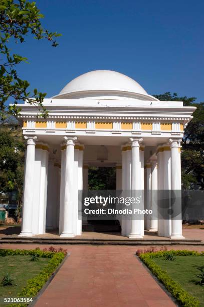 doctor tristao de braganza cunha goan at azad maidan, panjim, goa, india, asia - pavillon de verdure stock pictures, royalty-free photos & images