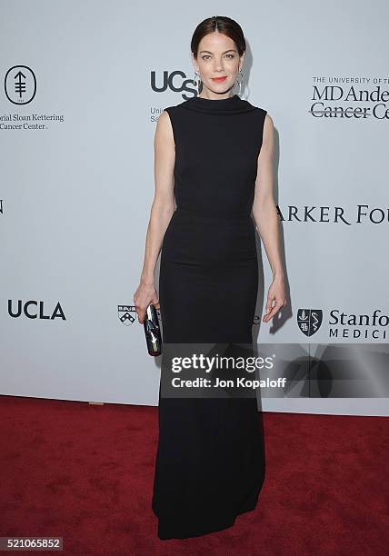 Actress Michelle Monaghan arrives at Sean Parker And The Parker Foundation Launch The Parker Institute For Cancer Immunotherapy Gala on April 13,...