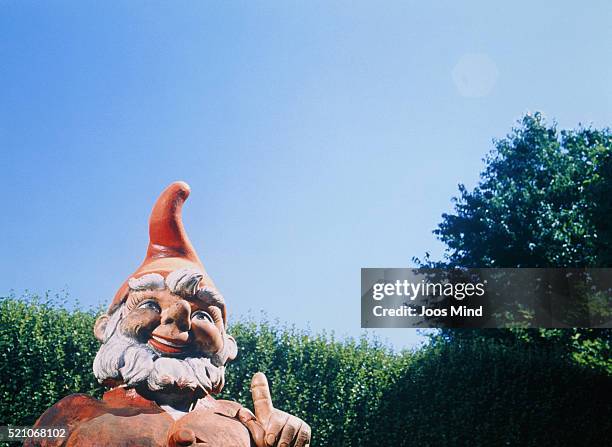 garden gnome - garden gnome stock pictures, royalty-free photos & images