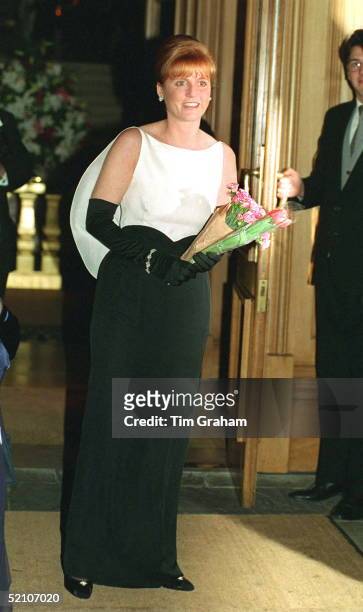 Duchess Of York At The Regent Hotel In London Attending The Born Free Ball.