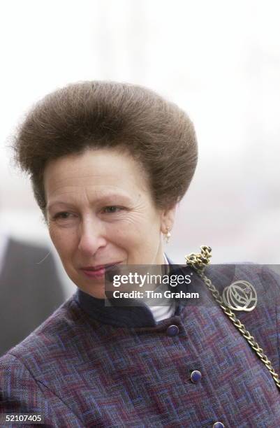 Princess Anne [ Princess Royal ] Visiting The Medway Maritime Hospital In Gillingham, Kent.