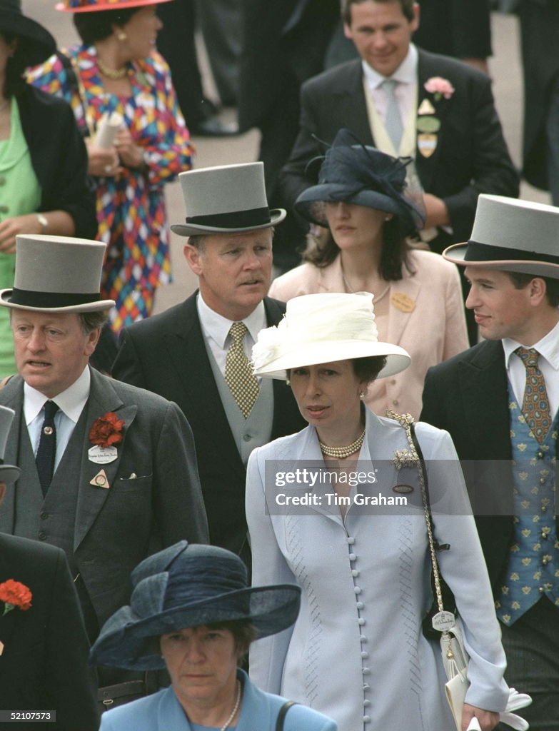 Princess Anne Parker-bowles And Peter Phillips