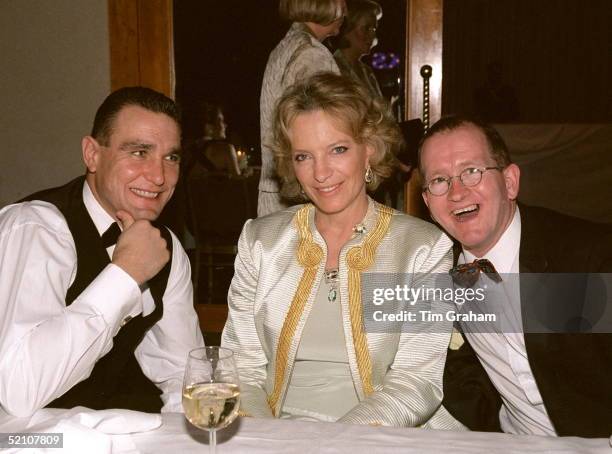 Princess Michael Of Kent With Vinnie Jones And Eddie Edwards , At The Sparks Annual Ball.