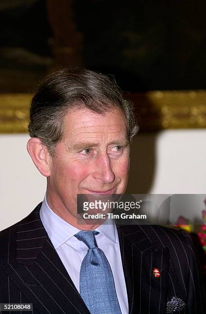 Prince Charles At The Opening Of The Newly Refurbished Crypt At Lambeth Palace In South London.