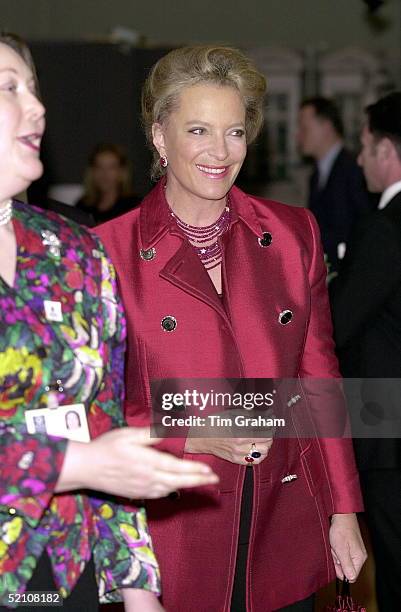 Princess Michael Of Kent Laughing During A Visit To An Antiques Fair In London In Aid Of The Children's Charity ' Kids '