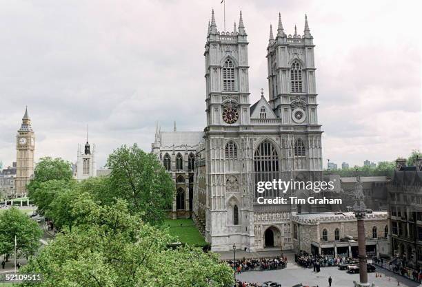 Westminster Abbey, London, During The Service Of Thanksgiving For The Life And Work Of Ted Hughes, Poet Laureate.