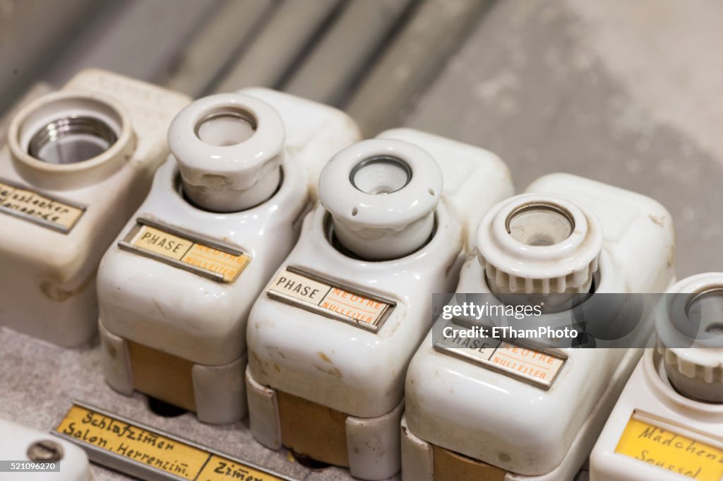 Antiquated fuse box