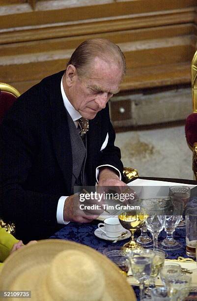 Prince Philip [ Duke Of Edinburgh ] Attending A Lunch Given By The Lord Mayor And The Corporation Of London To Mark His Royal Highness's 80th...