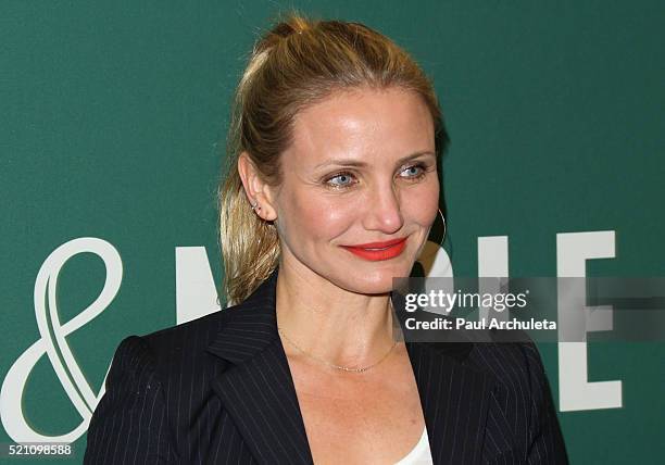 Actress Cameron Diaz signs copies of her new book "The Longevity Book: The Science Of Aging, The Biology Of Strength And The Privilege Of Time" at...