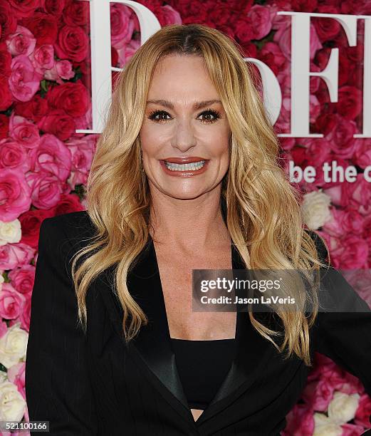 Taylor Armstrong attends the premiere of "Mother's Day" at TCL Chinese Theatre IMAX on April 13, 2016 in Hollywood, California.