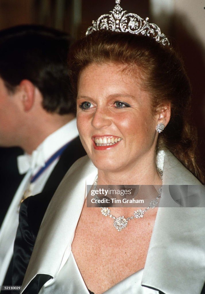 Duchess Of York At Banquet