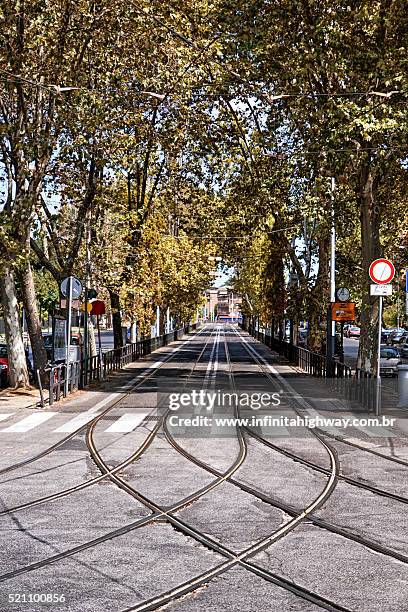 viale aventino street - rome - aventino stock pictures, royalty-free photos & images