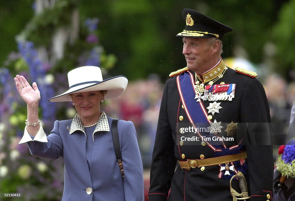 King Harald Queen Sonja Norway