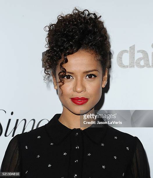 Gugu Mbatha-Raw attends the Marie Claire Fresh Faces party at Sunset Tower Hotel on April 11, 2016 in West Hollywood, California.